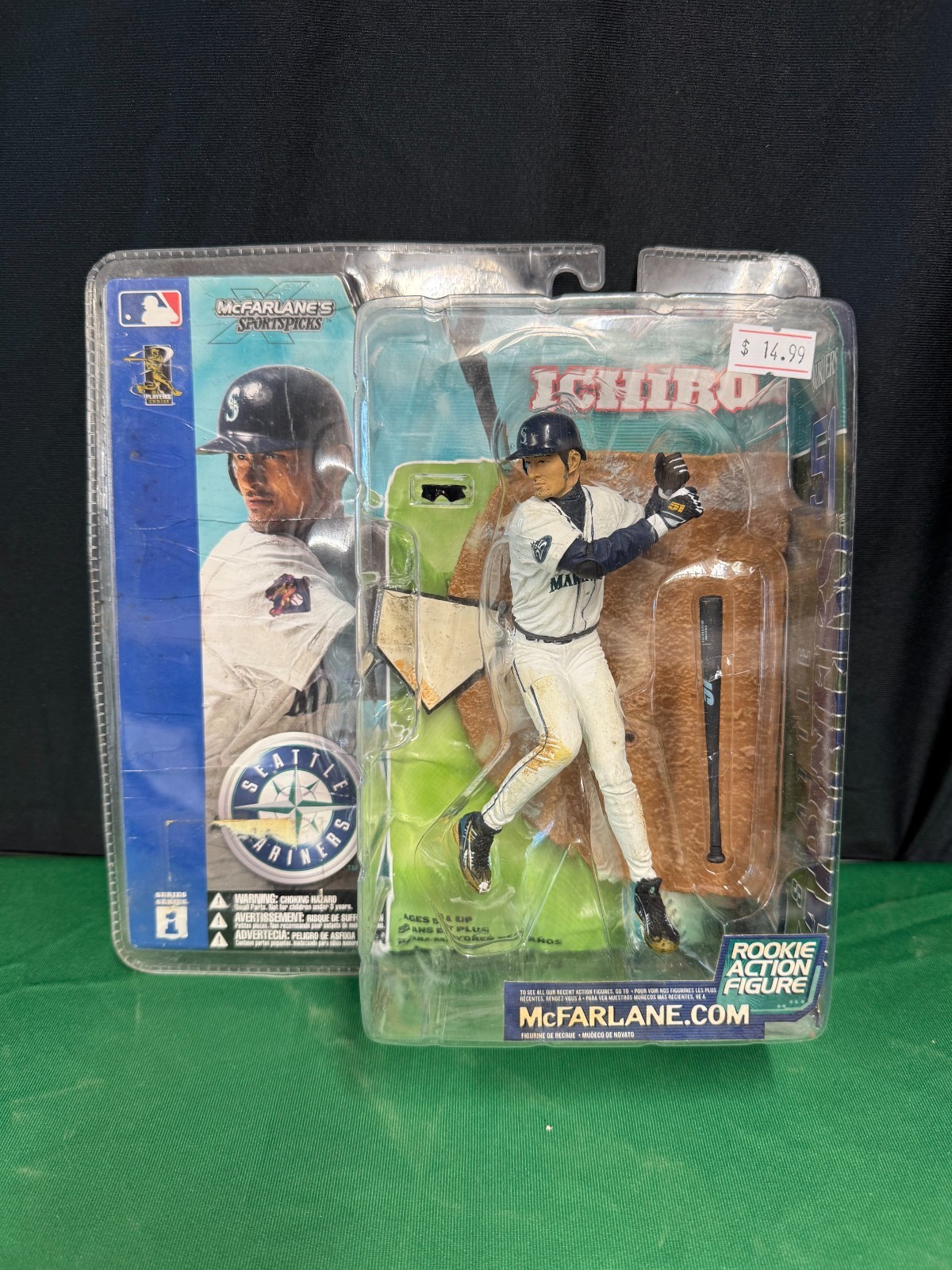 McFarlane 2002 Ichiro Suzuki Seattle Mariners MLB series 1-Rookie Year