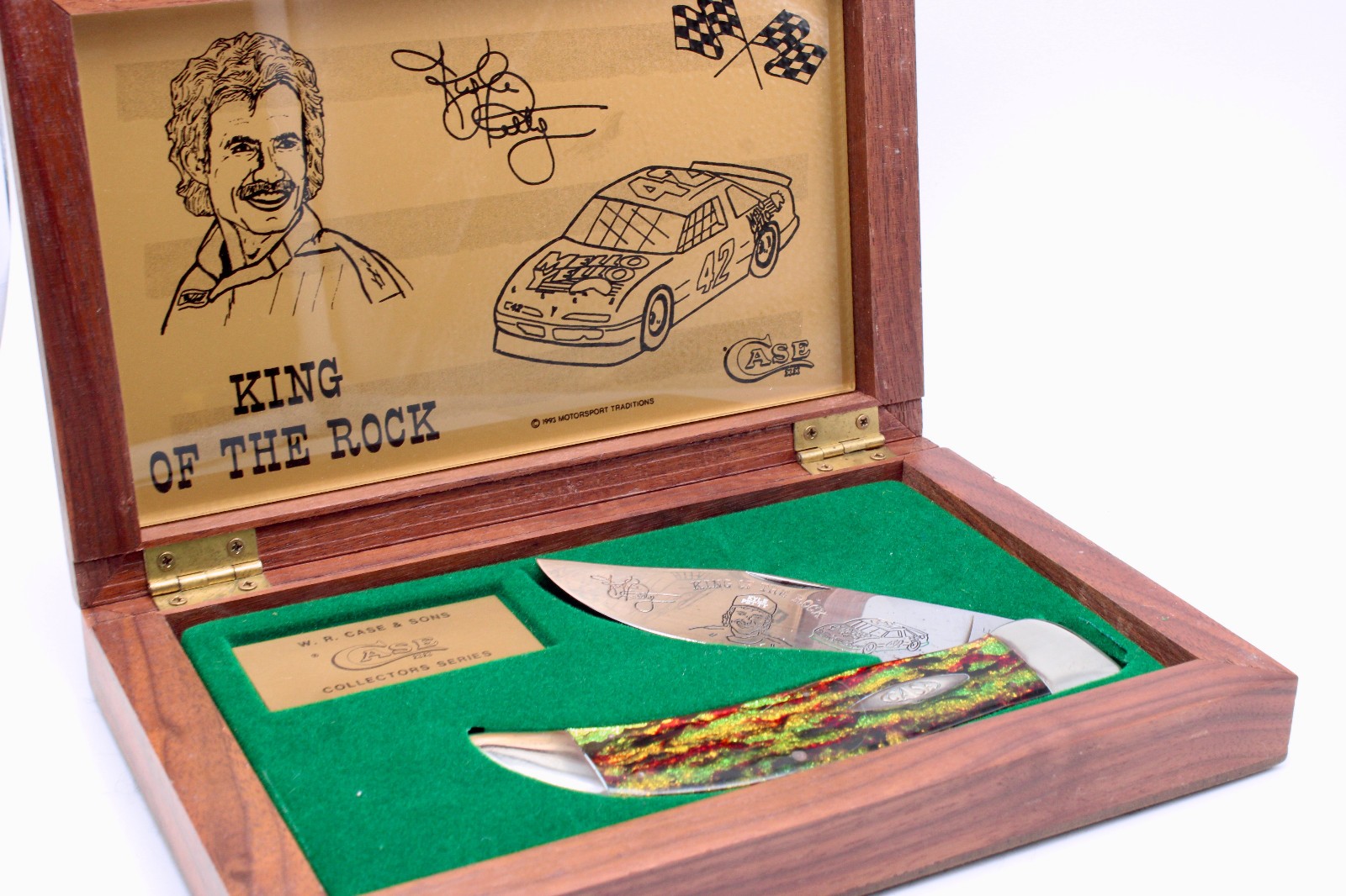 1992 CASE XX KYLE PETTY NASCAR CHRISTMAS TREE CLASP KING OF THE ROCK CT 1072