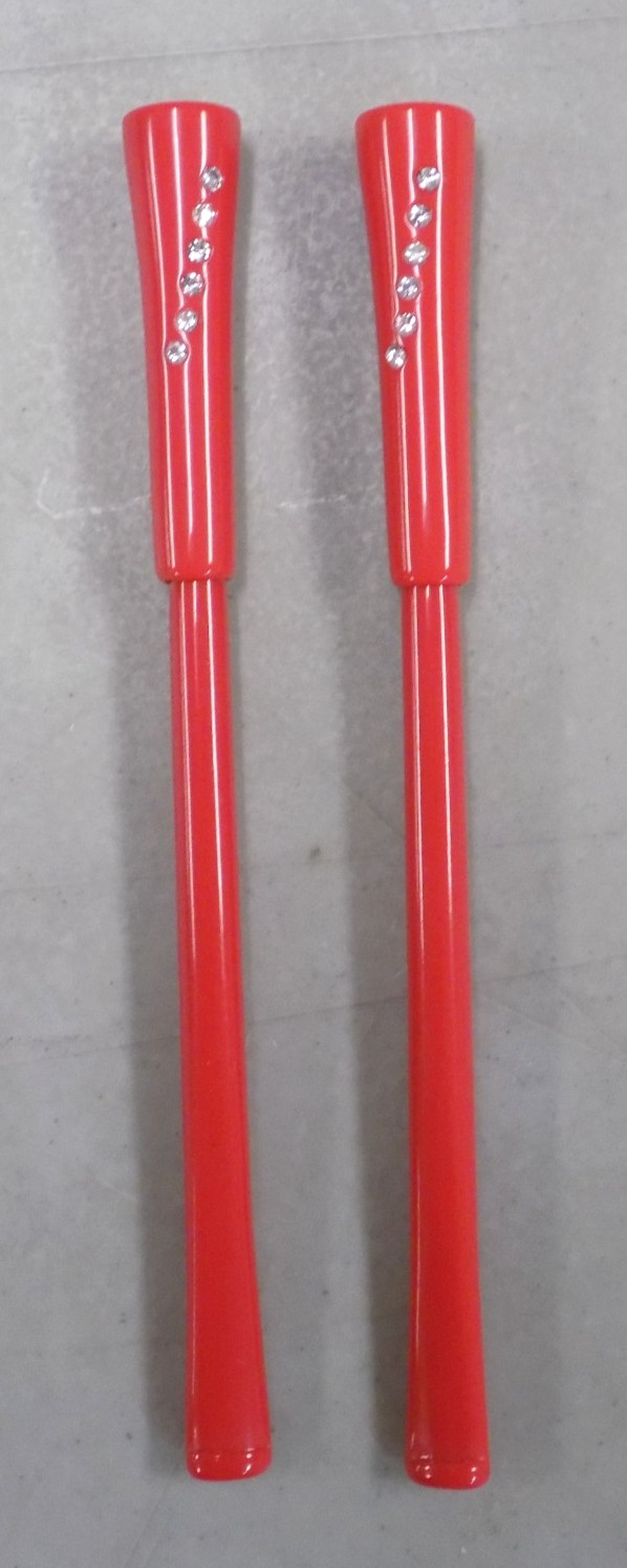MITCHELL THOMAS RED EJECTOR CIGARETTE HOLDER w/DIAMONETTES 5 3/4″ NOS VERY NICE