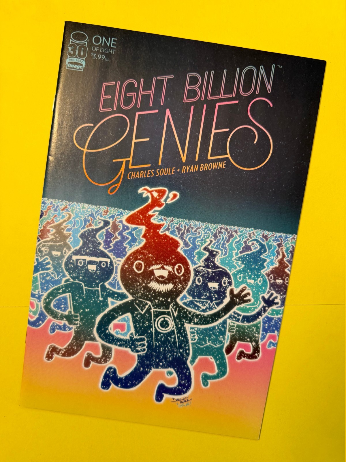 Eight Billion Genies #1 Declan Shalvey Variant Cover C Image Comics 2022