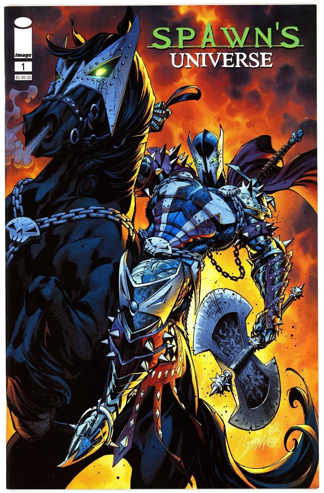 Spawn’s Universe (2021) #1C NM- 9.2 Bill Campbell Variant Cover
