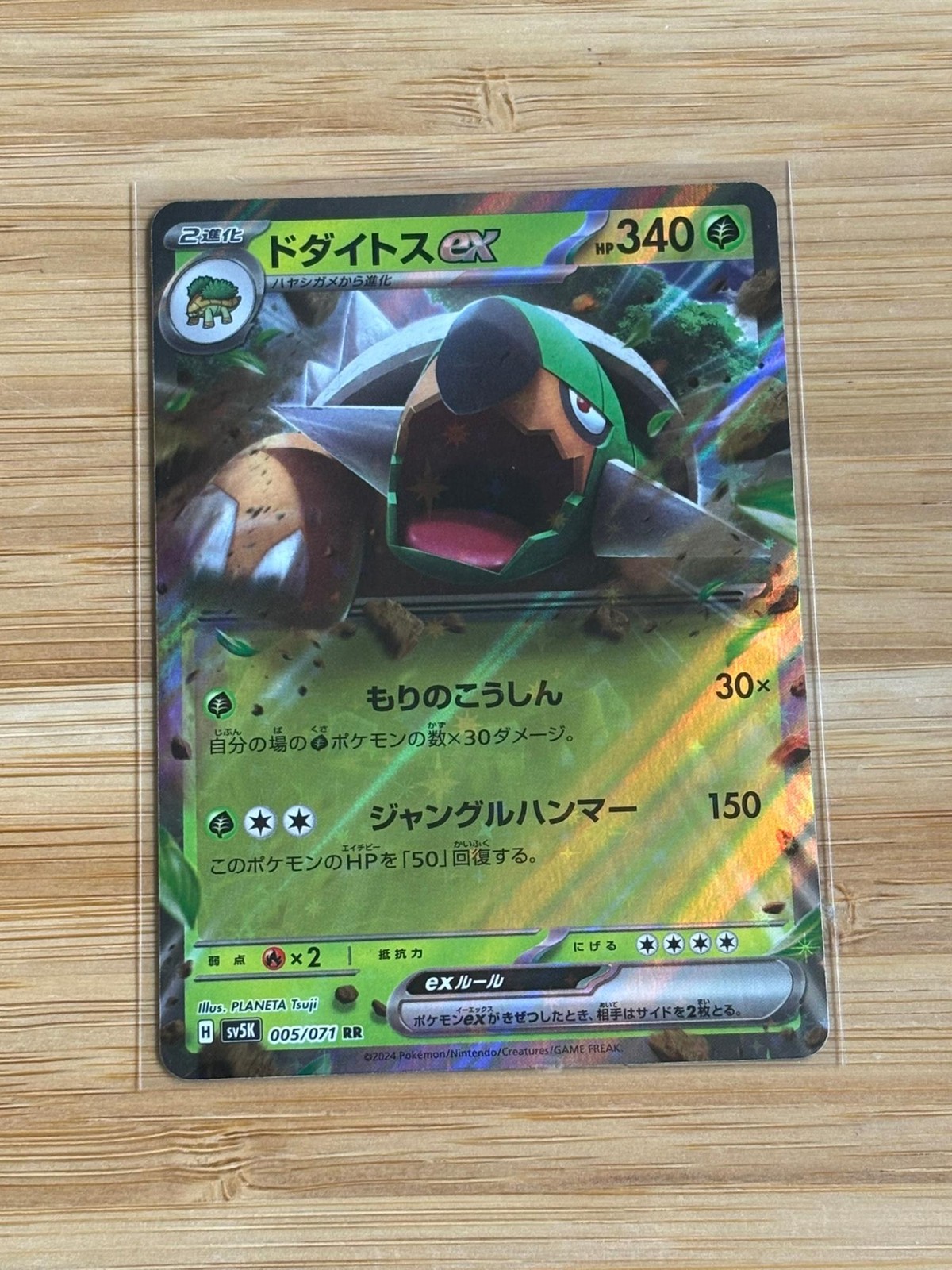 Torterra EX 005/071 Double Rare Wild Force Japanese Pokemon NM/M