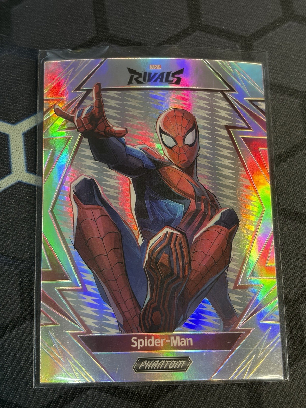 2025 Kakawow Phantom Marvel Rivals Silver Refractor Spider-Man #PMR-ZF-01