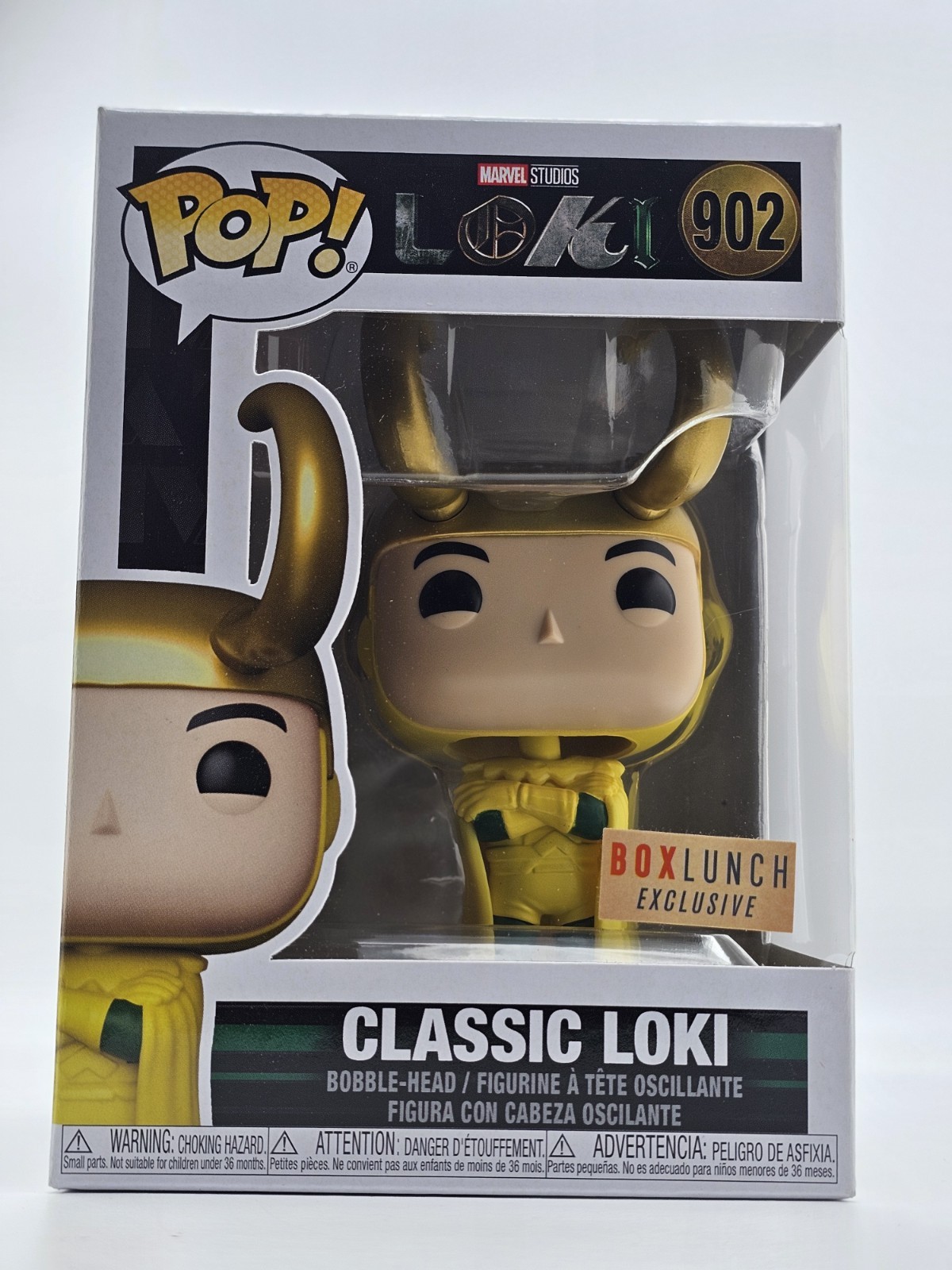 Funko Pop! #902 Marvel Classic Loki Box Lunch Exclusive + Protector