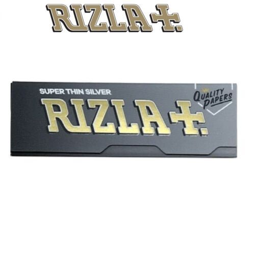 Rizla Silver Regular Size Super Thin Rolling Papers 100 Booklets (Full Box)