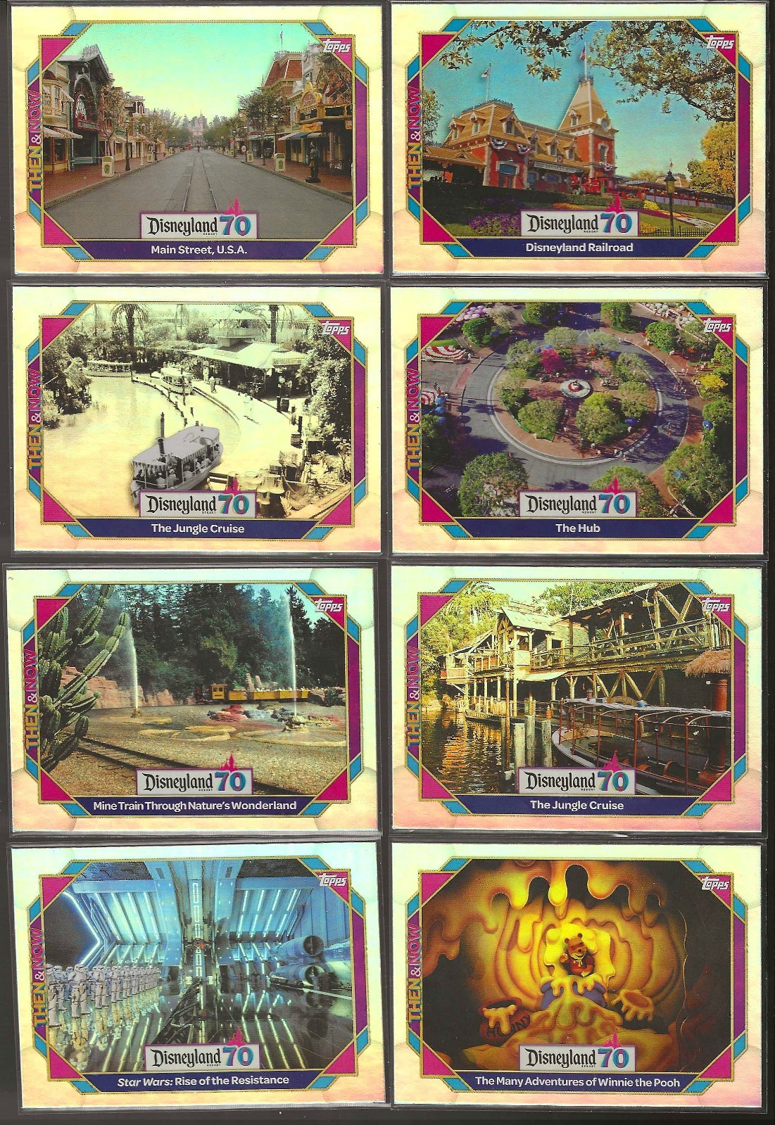 2025 Disneyland 70th Anniversary Insert Pick Finish your set Base RAINBOW FOIL