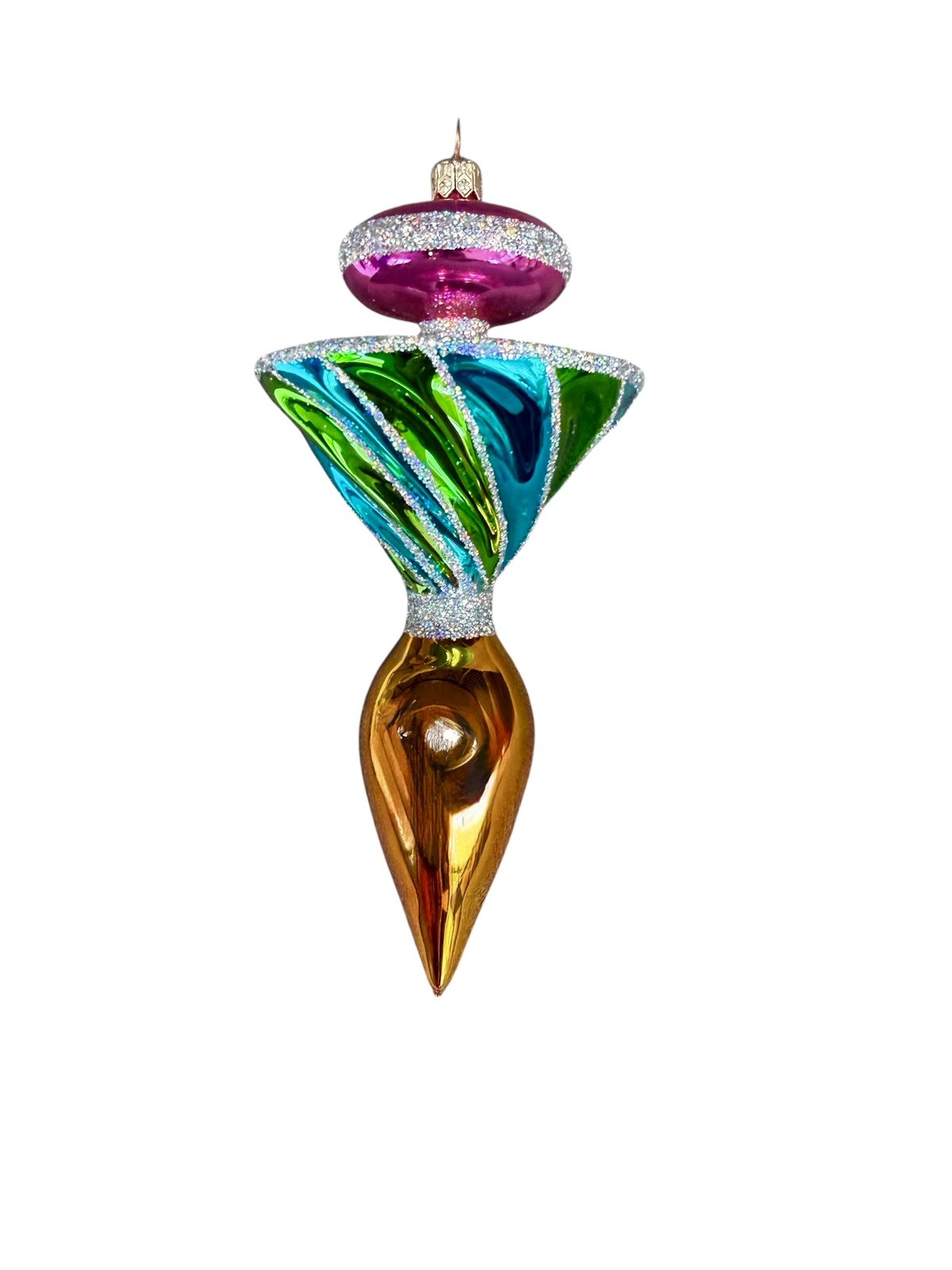 Christopher Radko Twist In Space Drop Ornament 01-0998-0 RARE