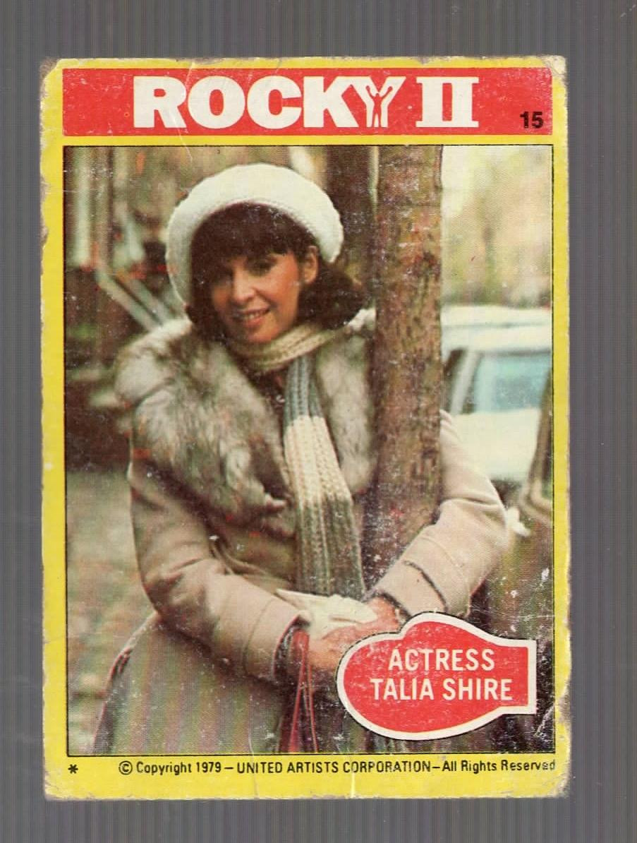1979 Topps Rocky II Actress Talia Shire #15 Poor