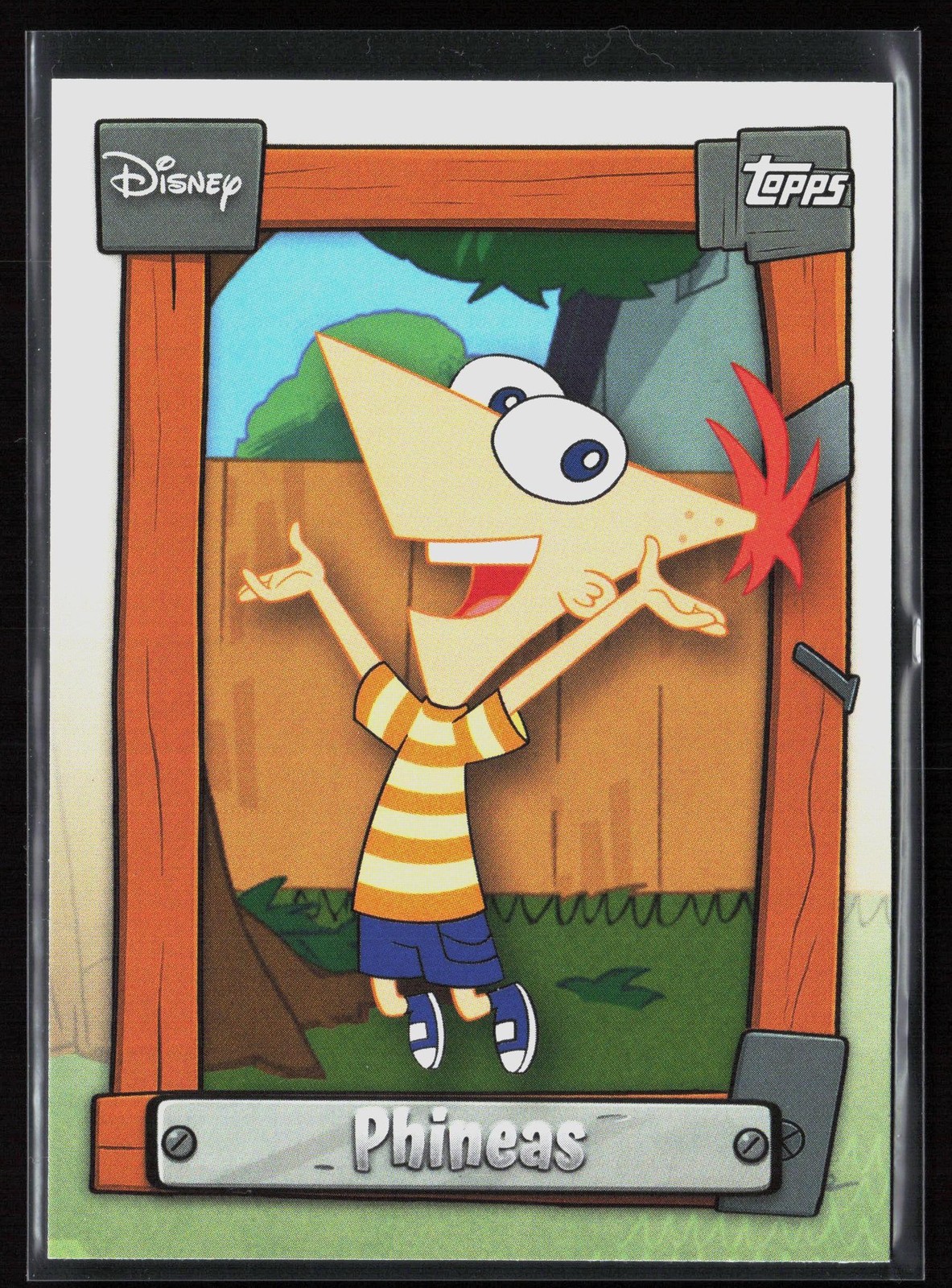 2026 Topps Disney Neon #P&F-1 Phineas Phineas & Ferb