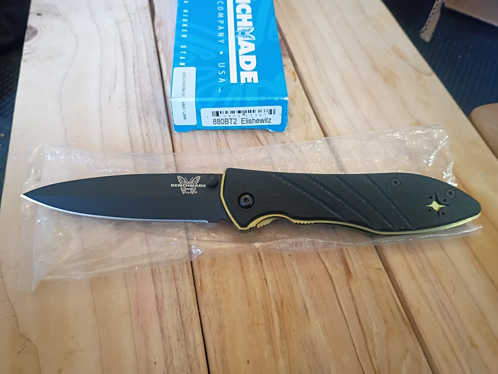 Benchmade 880BT2 DarkStar Elishiwitz / Rare / Vintage / BNIB