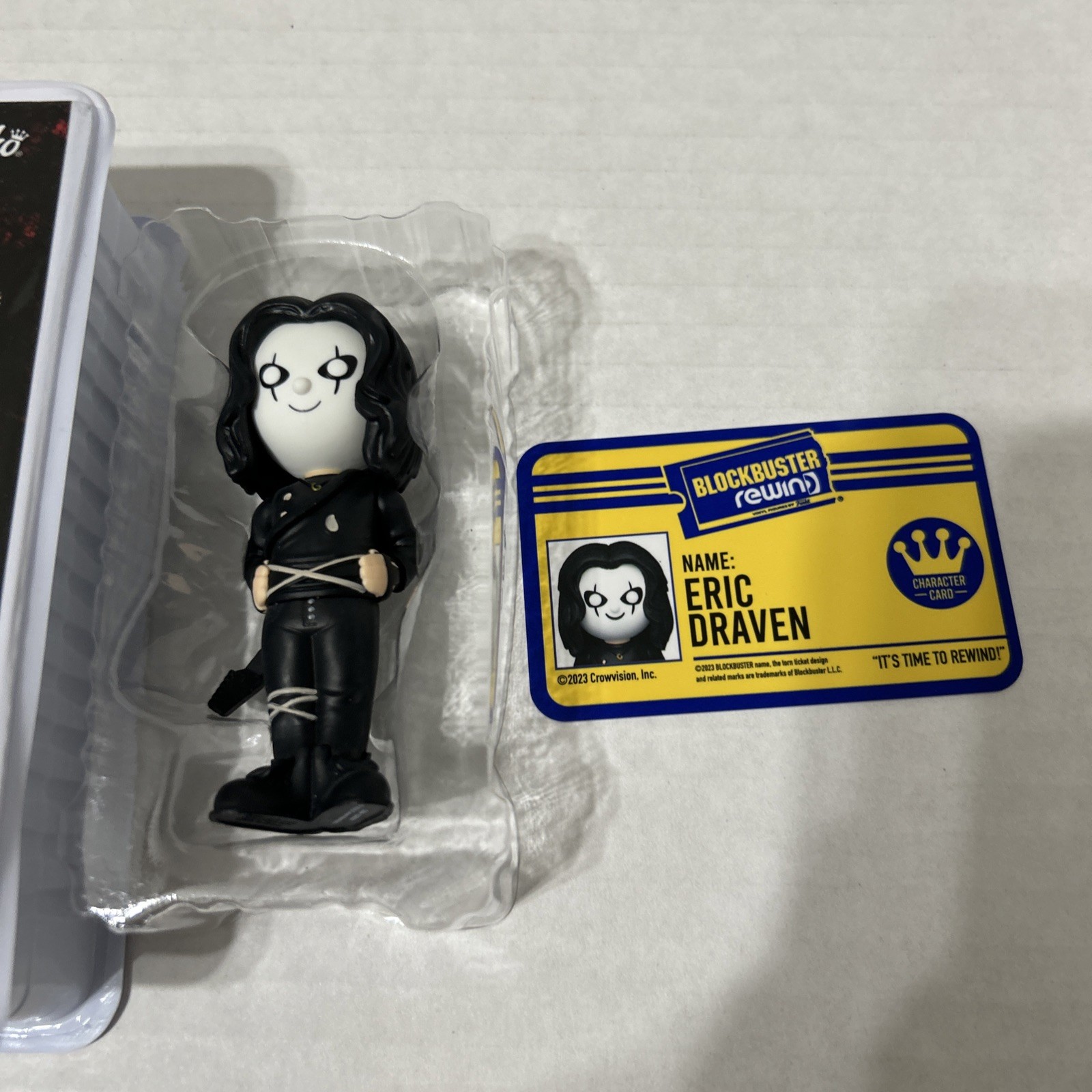 Funko Blockbuster Rewind: The Crow – Eric Draven Figure – Box Lunch/Hot Topic
