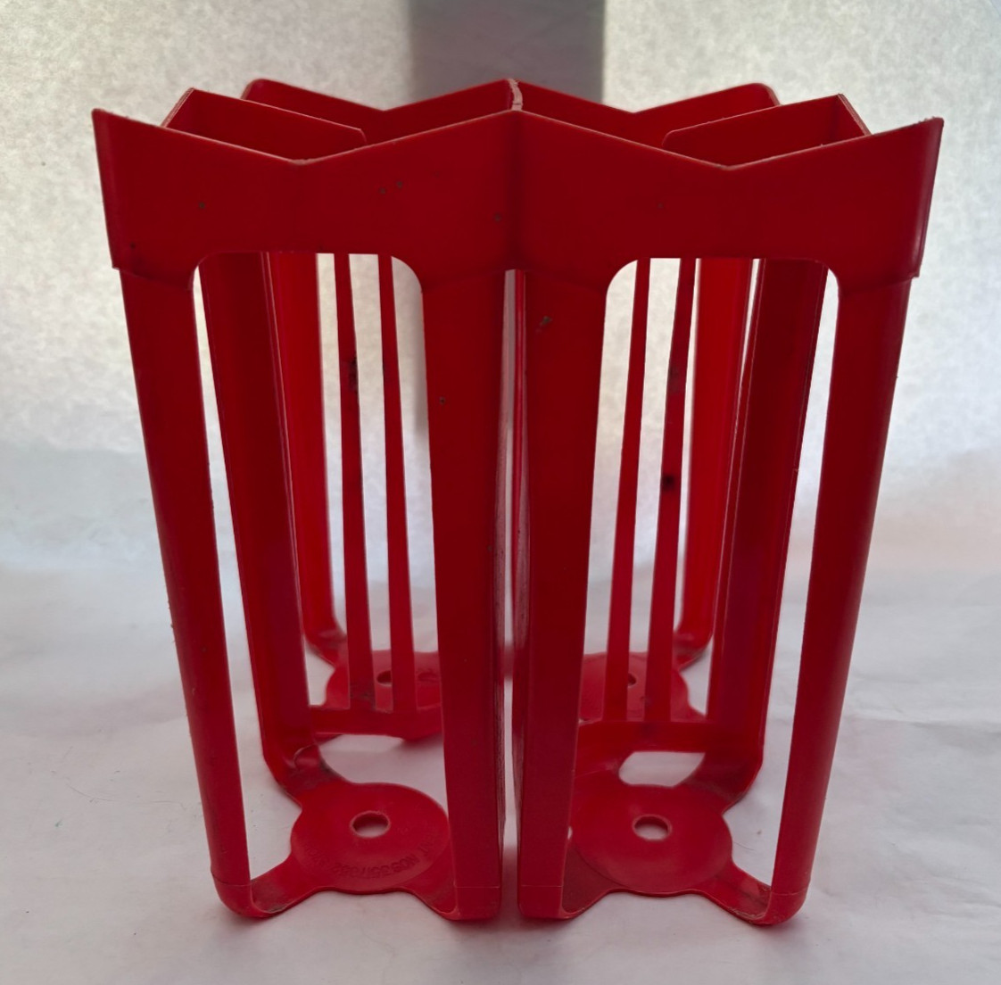 Vintage Coca-Cola 32 oz Bottle Carriers Lot of 3 Meridian Bottling Coke Plastic