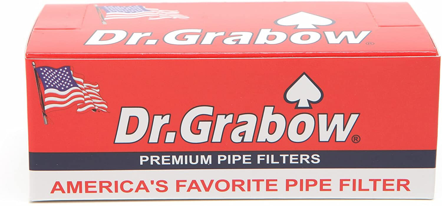 12 Boxes of 10 Dr Grabow 6mm Premium Pipe Filters – Made in the USA – 5634-12