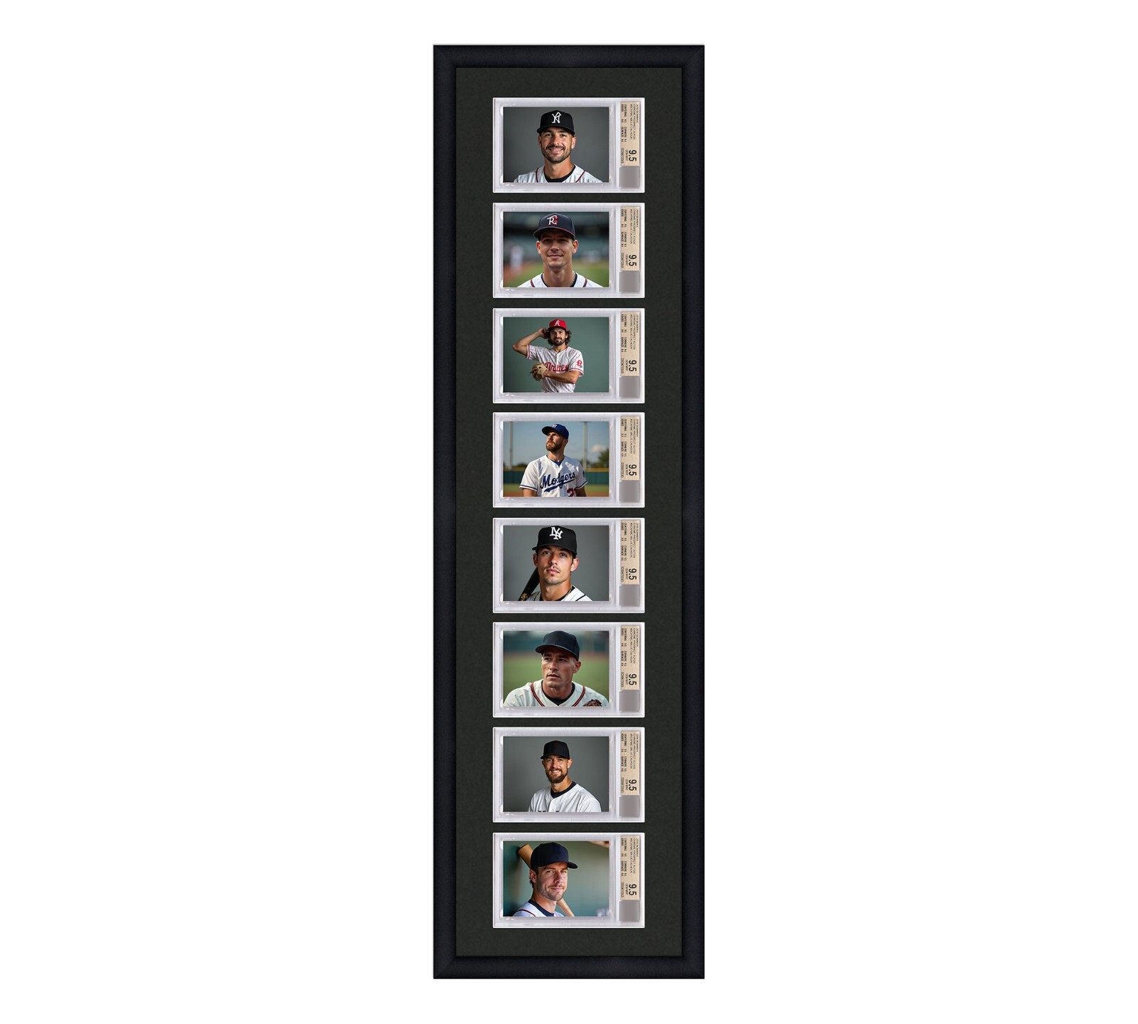 BGS Graded Card Frame Display Holds (8) Slabs, UV Protection (optional) TCG MTG
