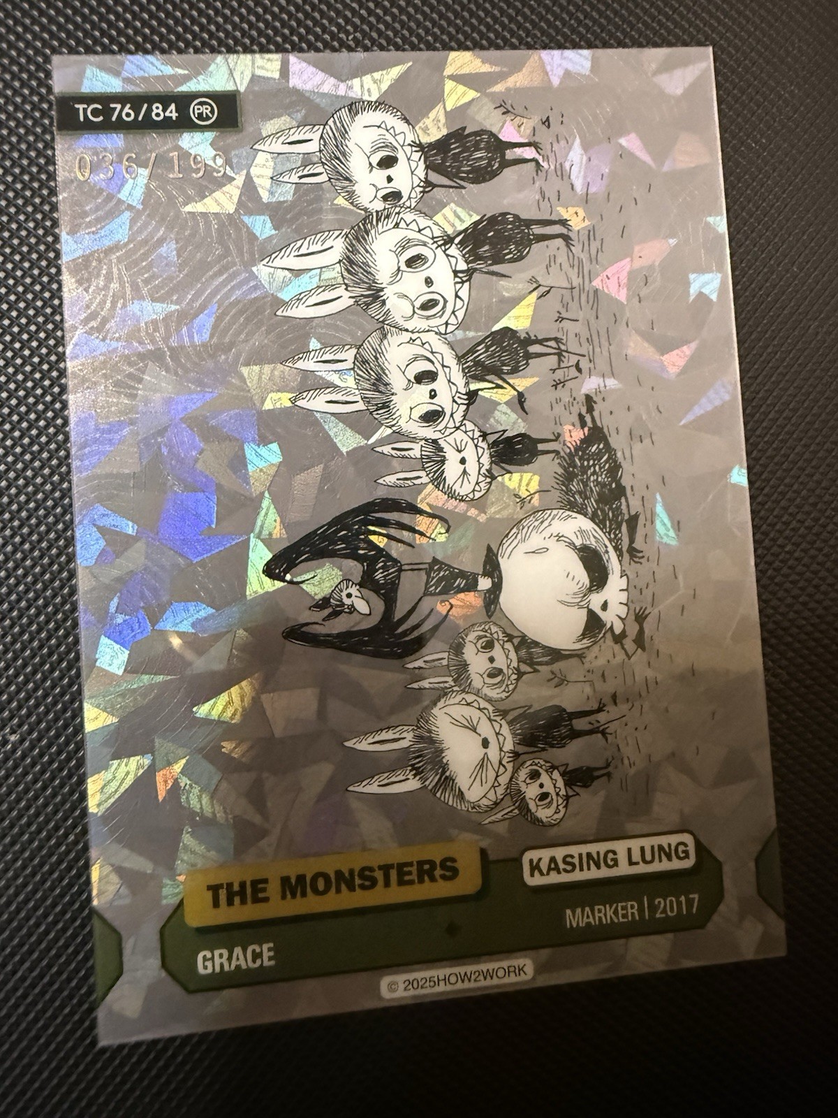 🔥 The Monsters GRACE TC 76/84 PR #036/199 Kasing Lung Rare Parallel Card🔥