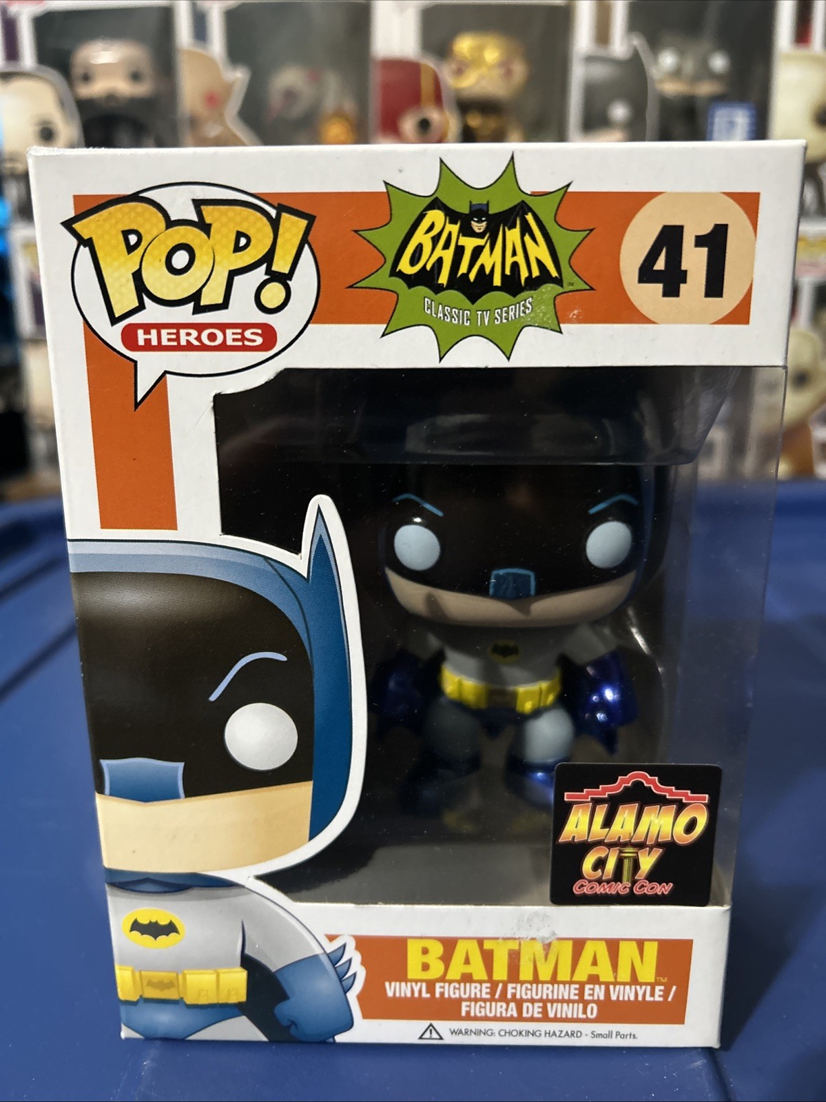 Funko Pop Dc Heroes Batman Classic Tv Series Batman Alamo City Comic Con Exc