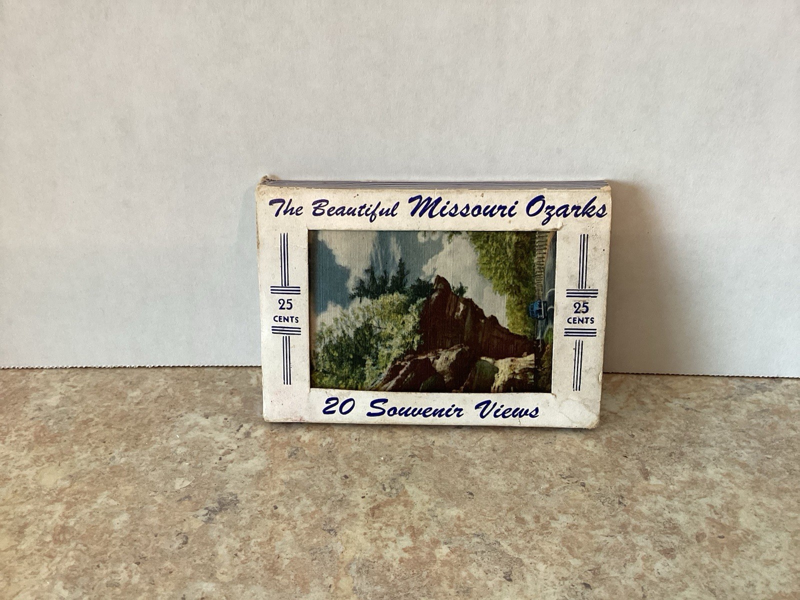 Vintage, Beautiful Missouri Ozarks Small Souvenir Views.
