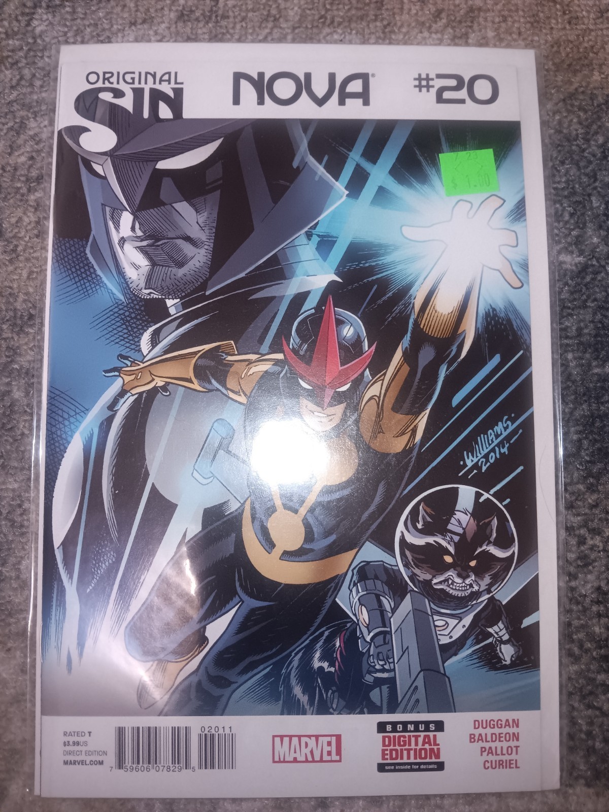 Nova #20 – Marvel Comics 2014 – 1st Print Original Sin NM-Exc Cond Bag And Board