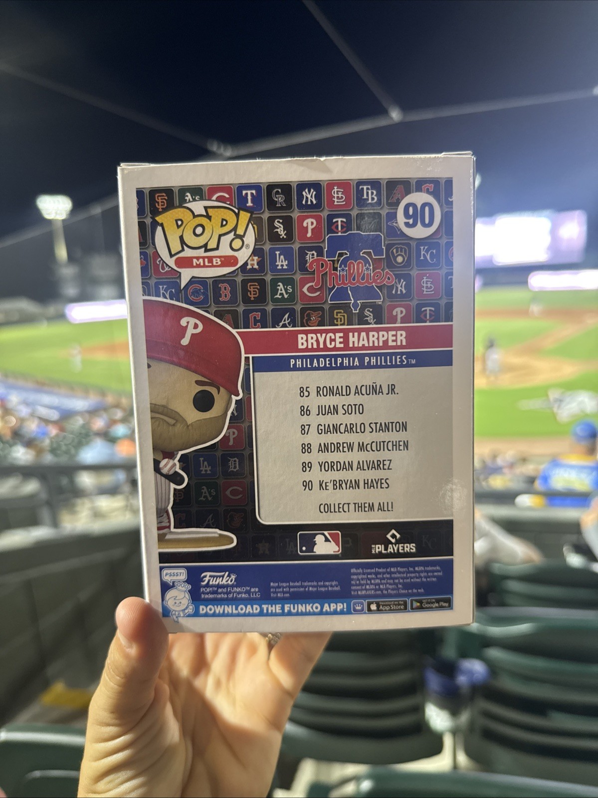 Funko Pop! Vinyl: Bryce Harper MLB Baseball Figure #90 New