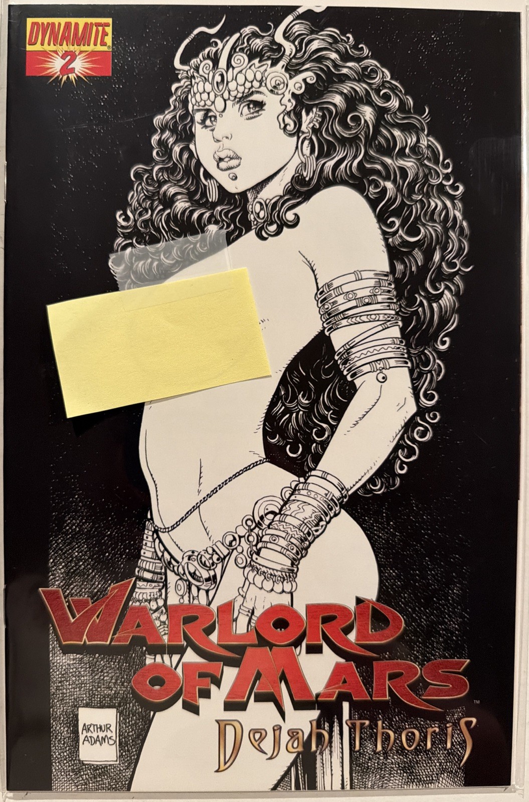 Warlord of Mars: Dejah Thoris #2 Arthur Adams HTF Black & White ART ADAMS NM+