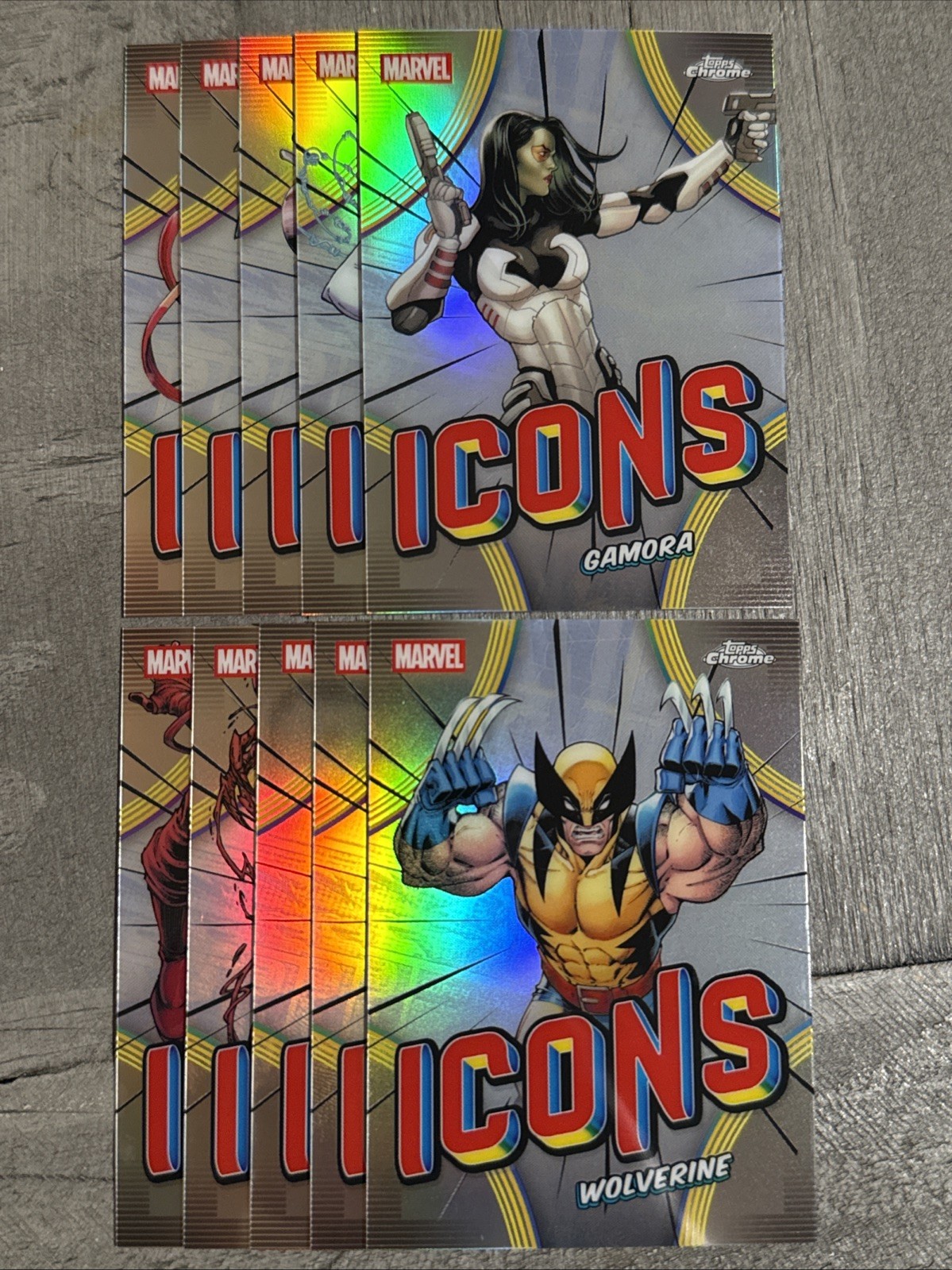 ICONS 2026 Topps Chrome Marvel Comics Insert Cards You Pick/Choose! READ*
