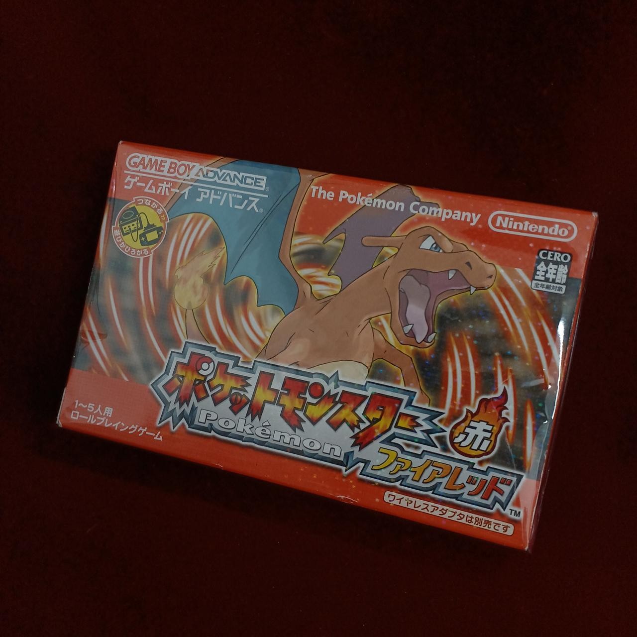 Nintendo Pokemon FireRed Version Game Boy Advance GBA