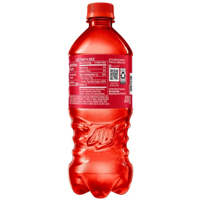 NEW!24 Pack 20 fl oz Mountain Dew Code Red Cherry Soda Pop, FREE SHIPPING!!!!!