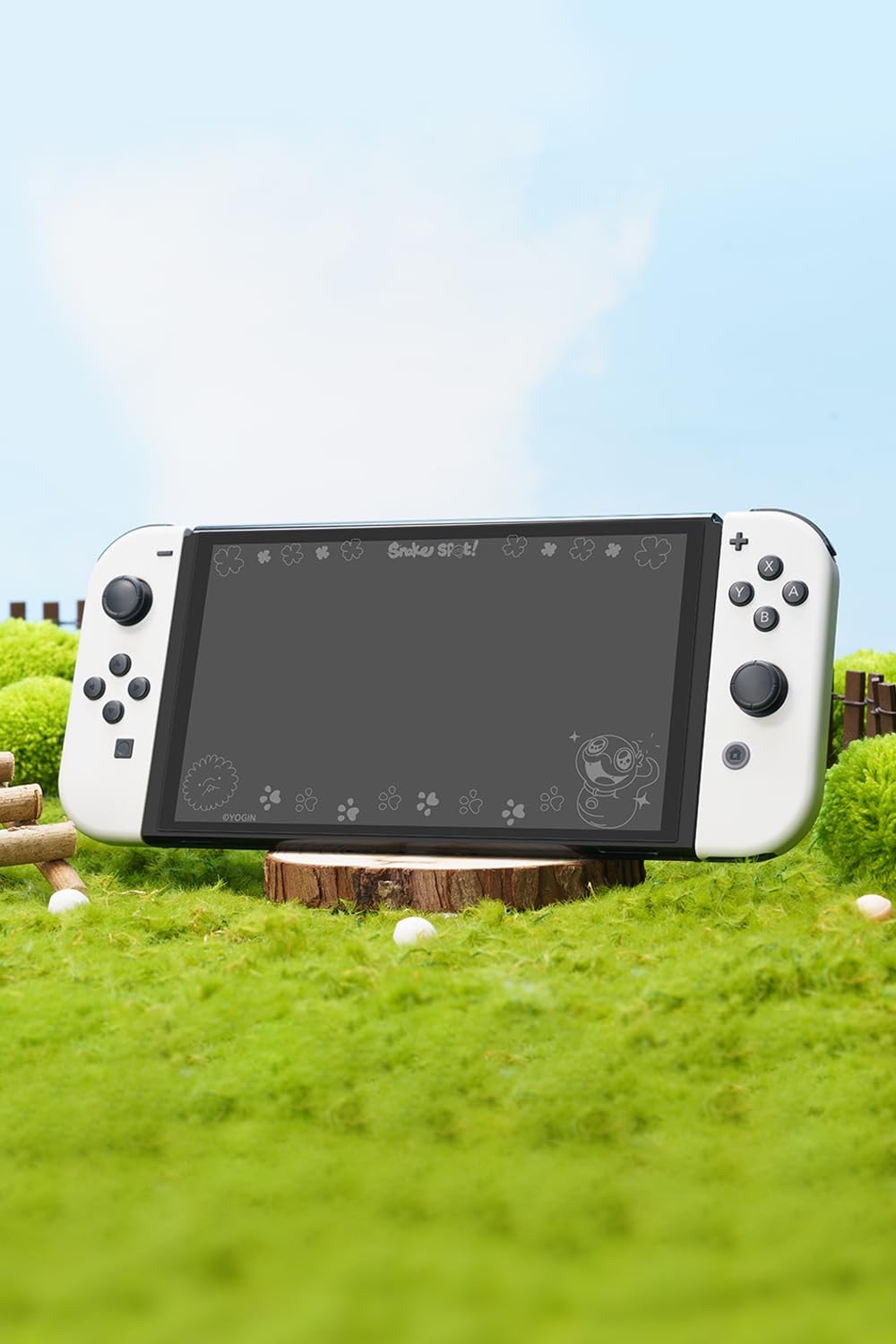 Bubblelogus Tempered Glass Screen Protector For Nintendo Switch Oled Display. W_