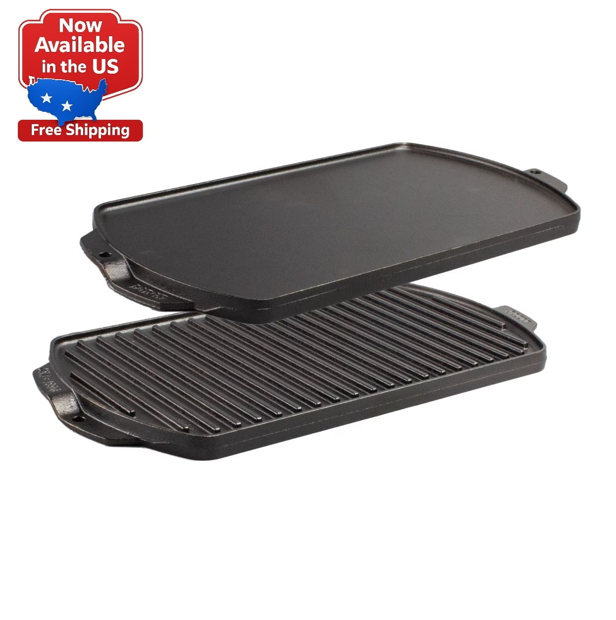 Lodge Seasoned Cast Iron Reversible Grill/Griddle