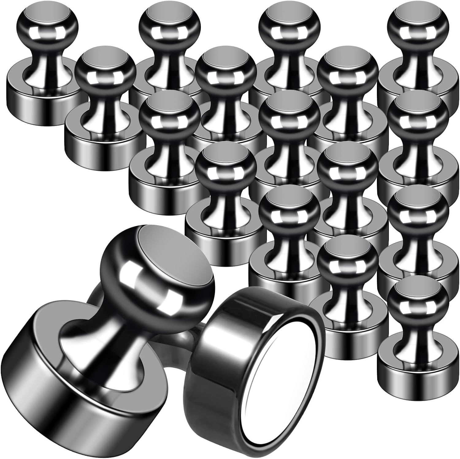 20Pack Strong Magnets for Refrigerator Neodymium Fridge Magnets Adult Magnets fo