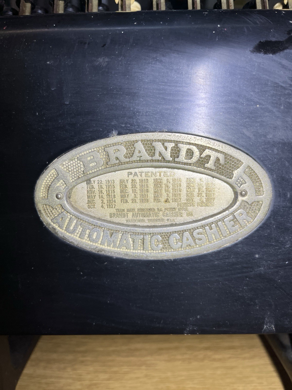 Antique Brandt Automatic Cashier Machine – Fully Functional – Bank Collectible