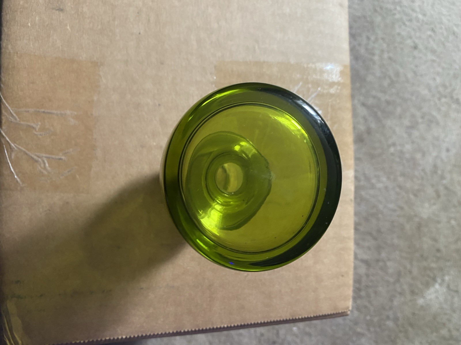 Green Glass Bottle Stopper, 1 Item Set Includes Stopper, Number in Pack 1