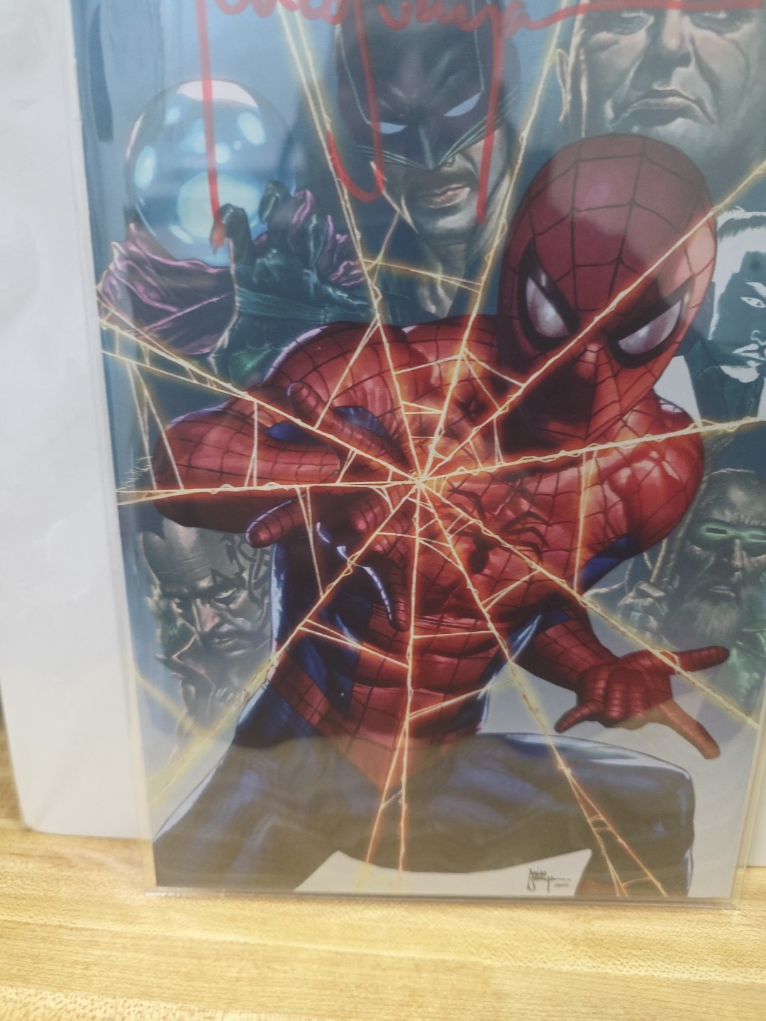 ULTIMATE SPIDER-MAN #17 SIGNED MICO SUAYAN VIRGIN FANEXPO DALLAS. NM. FREE SH