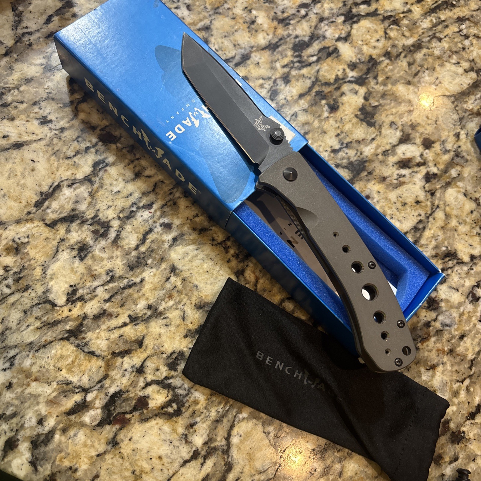 Benchmade 760BK LFTI (TITANIUM/CPM-M4) , new Super Rare!!