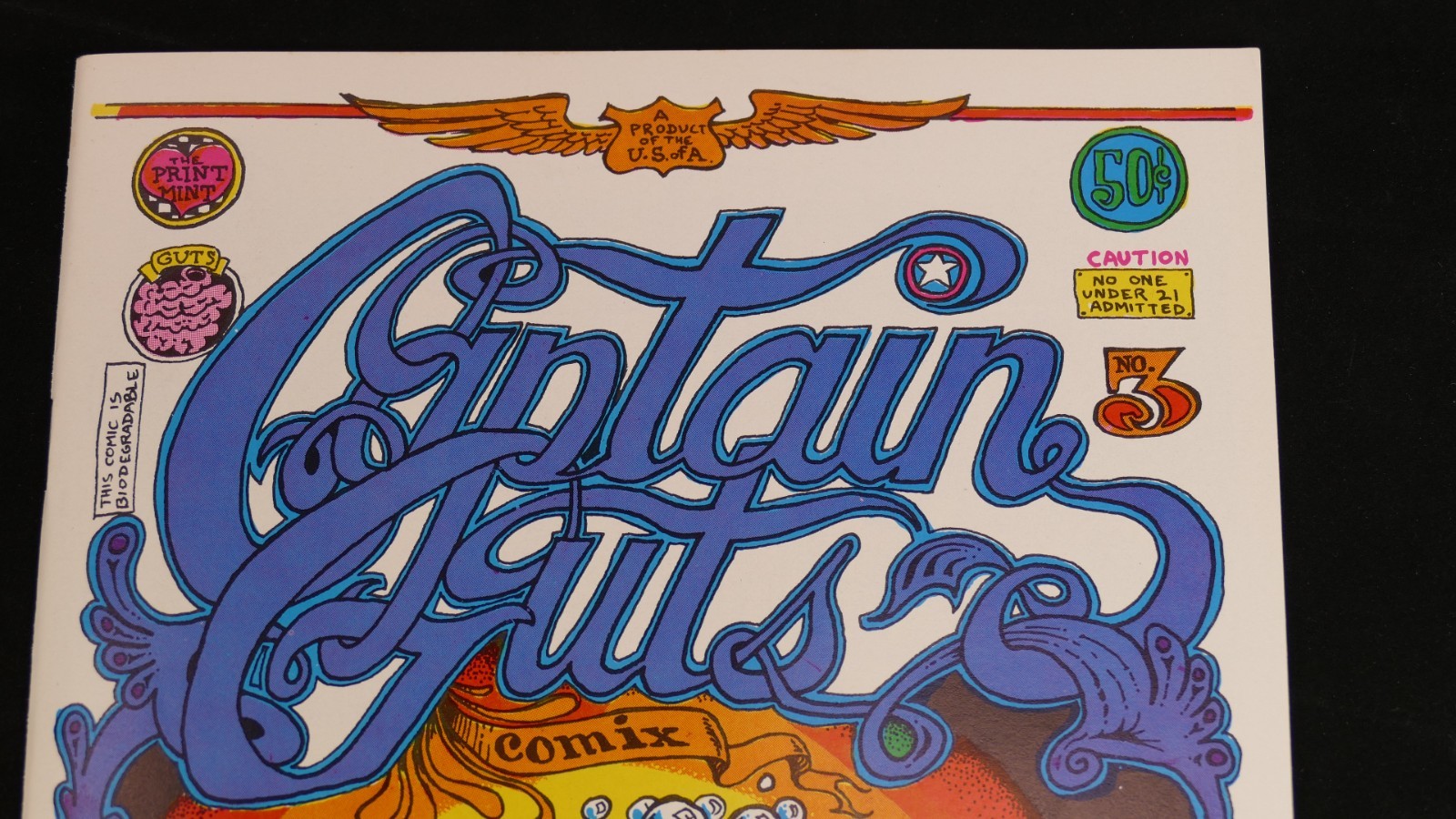 CAPTAIN GUTS Complete Set Underground Comics – High Grade/Unread Comix