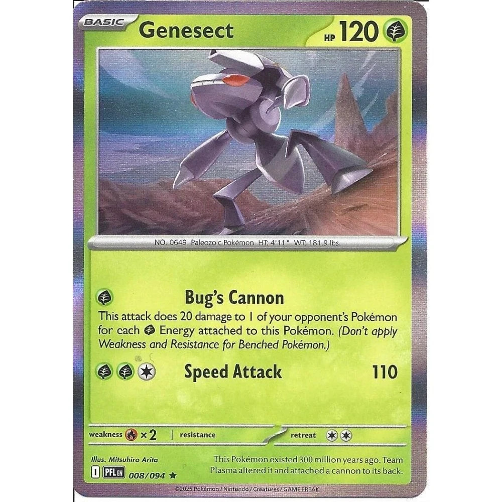 Genesect – Rare Holo – Phantasmal Flames – Pokemon TCG – 008/094