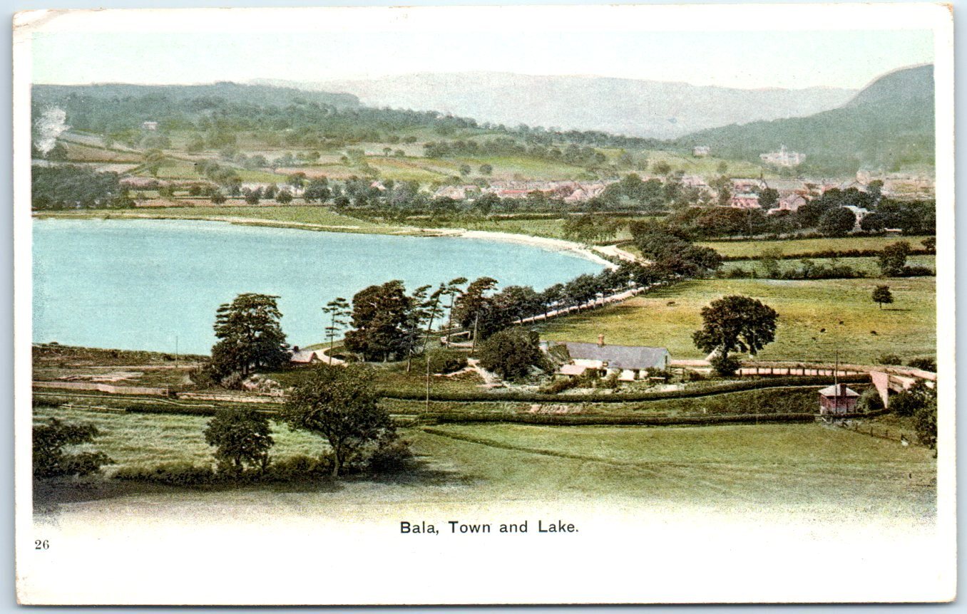 Unposted – Bala, Town and Lake, Wales, United Kingdom, Europe
