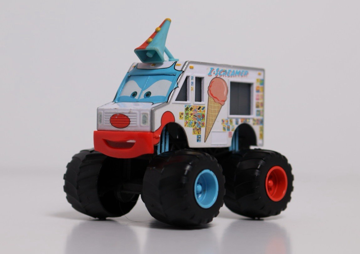Disney Pixar Cars Toon Deluxe I-SCREAMER Walmart Exclusive 1:55 FC Monster Truck