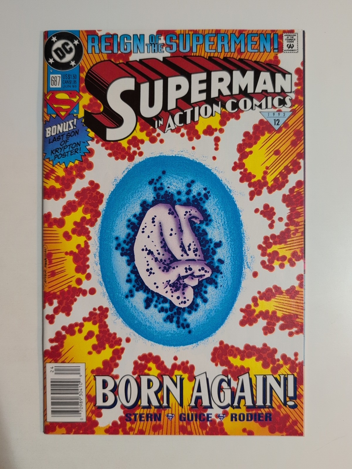 Action Comics #687 DC Comics 1993 HUGE Back Issue Sale LOOK!!
