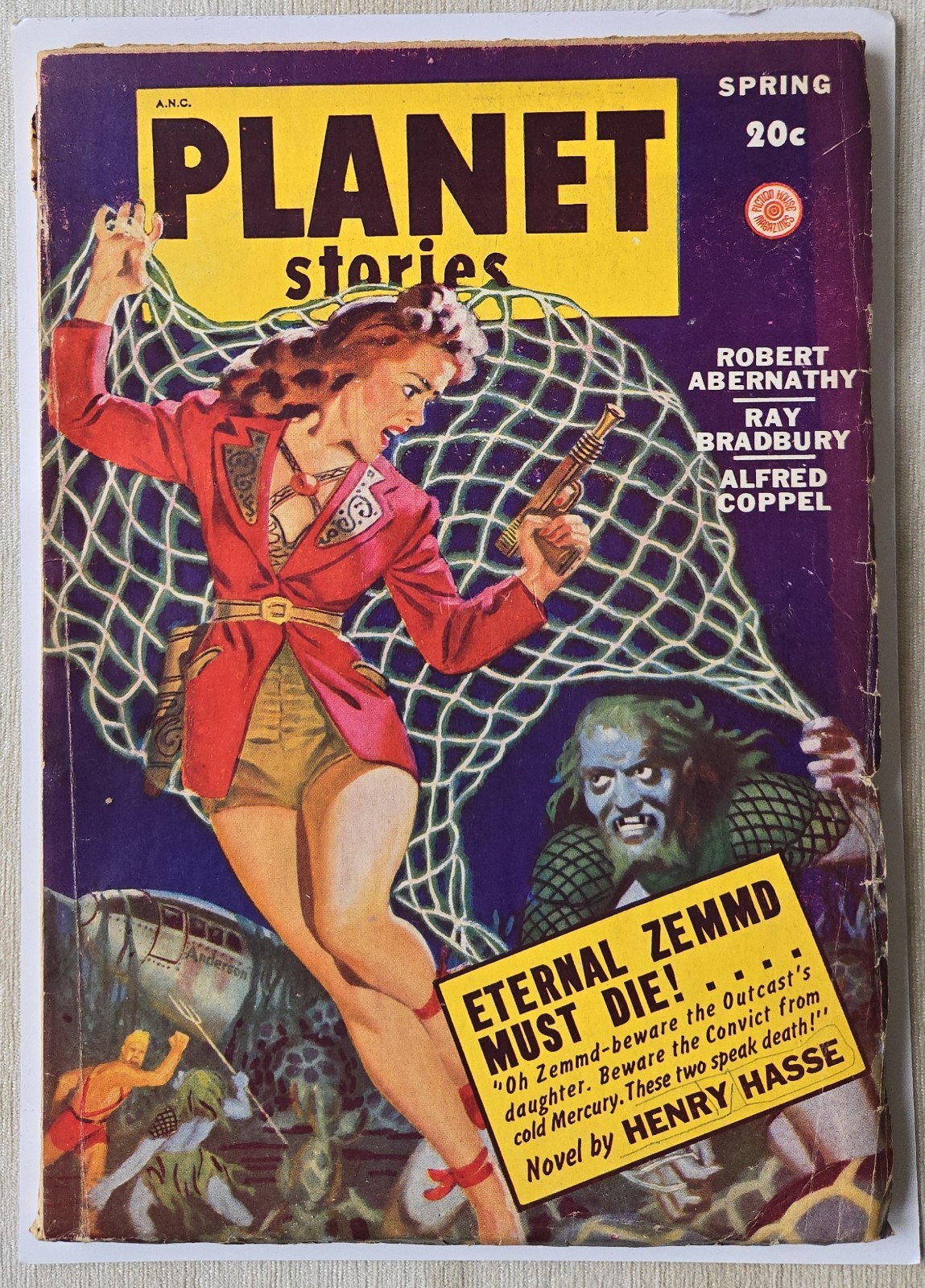 Planet Stories Vol 4 No 2 Science Fiction Sci-Fi Pulp Magazine 1949