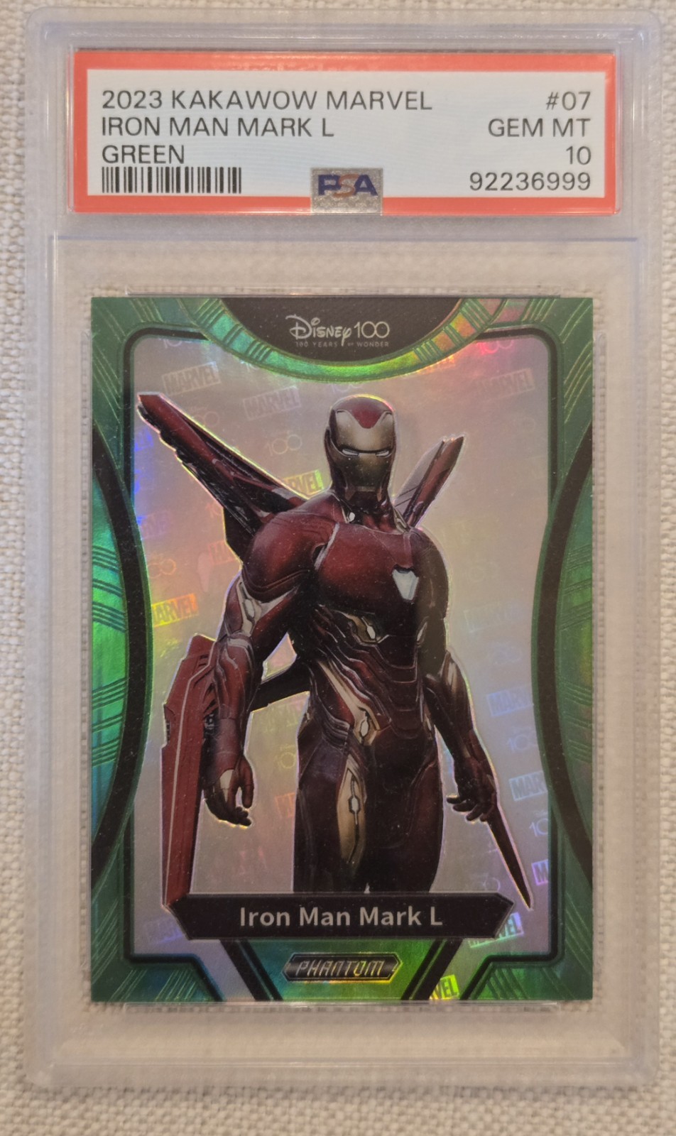 2023 Kakawow Marvel Iron Man Mark L /20 PSA 10