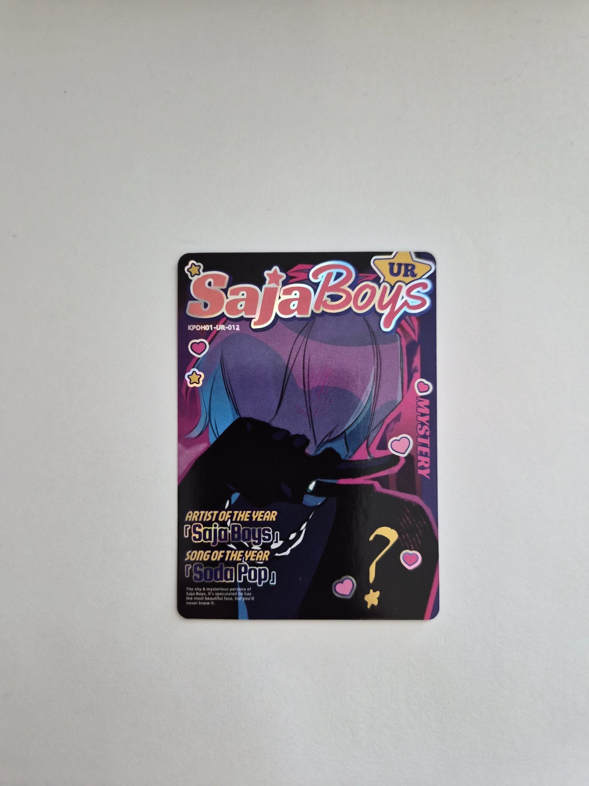 Kayou KPop Demon Hunters Collectible Trading Card #UR-012 – Saja Boys Mystery