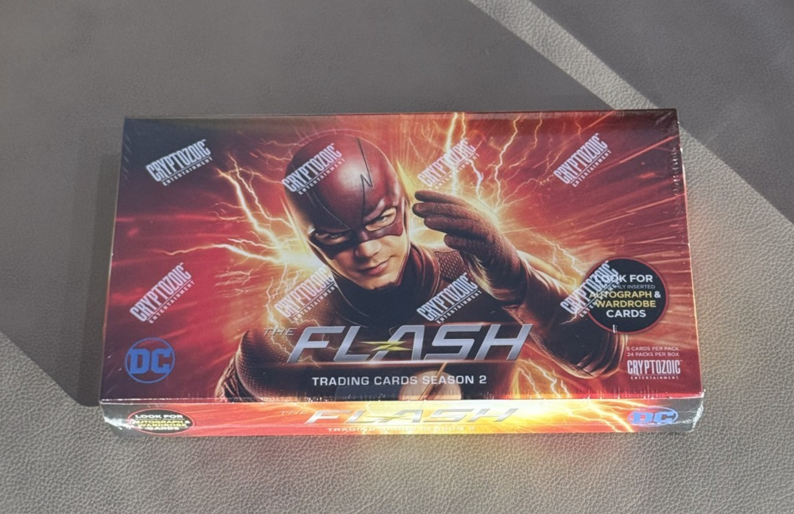 2017 Cryptozoic The Flash Season 2 Factory Sealed Hobby Box Autograph