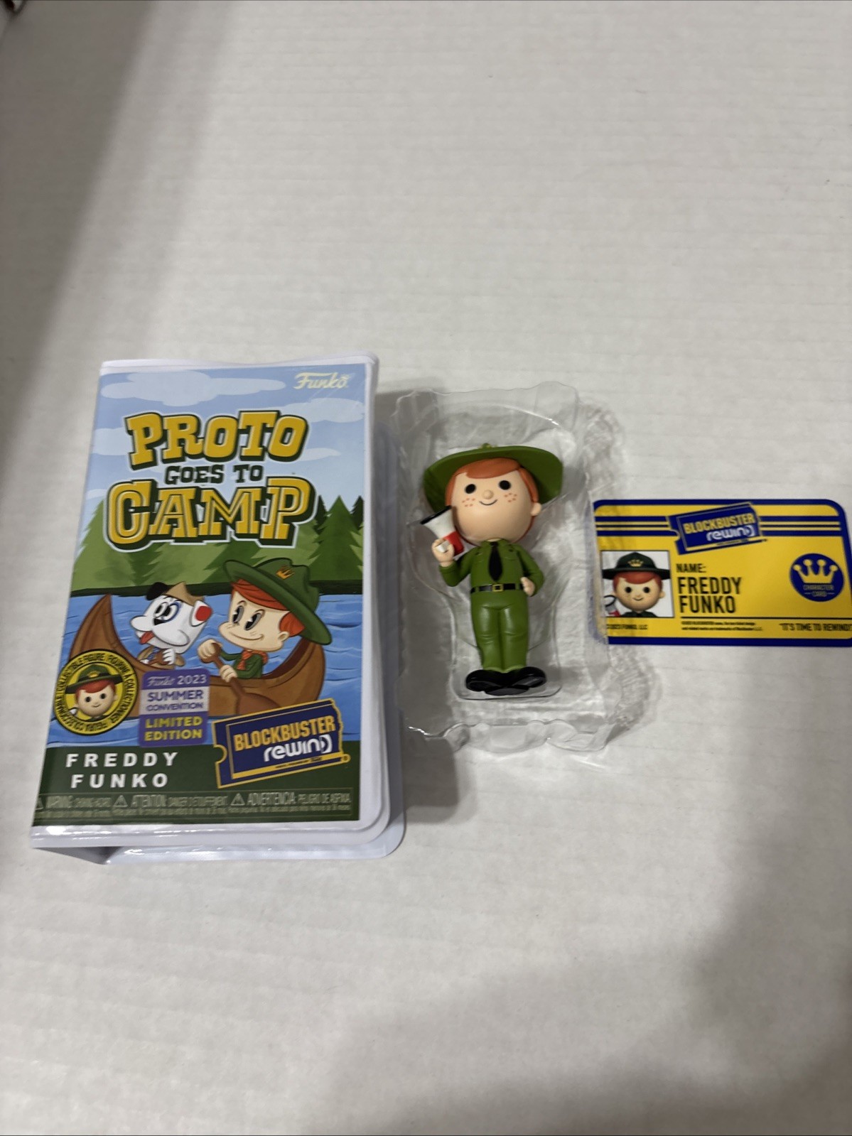 Funko Blockbuster Rewind – Proto Goes To Camp Official 2023 SDCC Exclusive