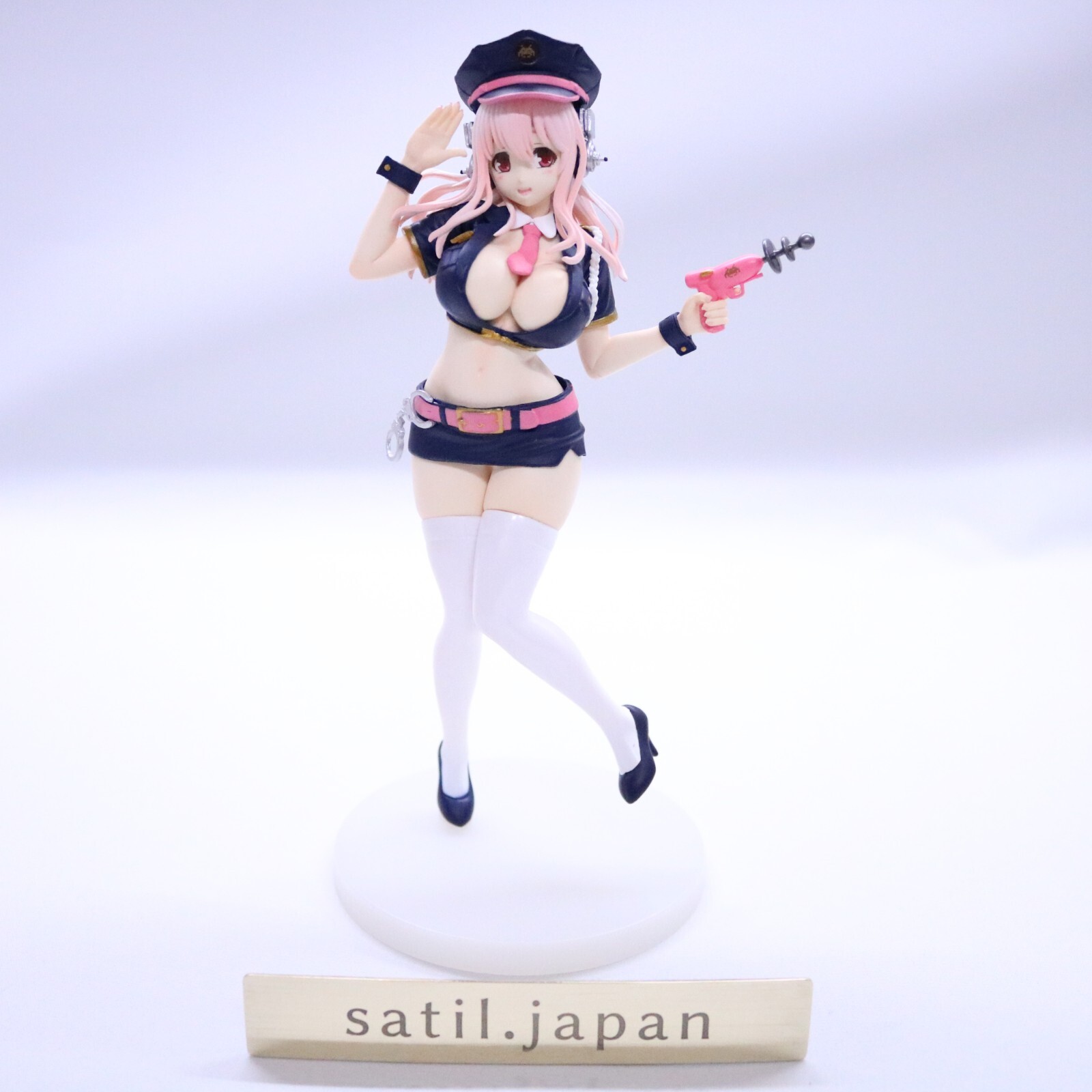 TAITO NITRO SUPER SONIC Nitro+ Super Sonico Space Police Ver. Figure Black