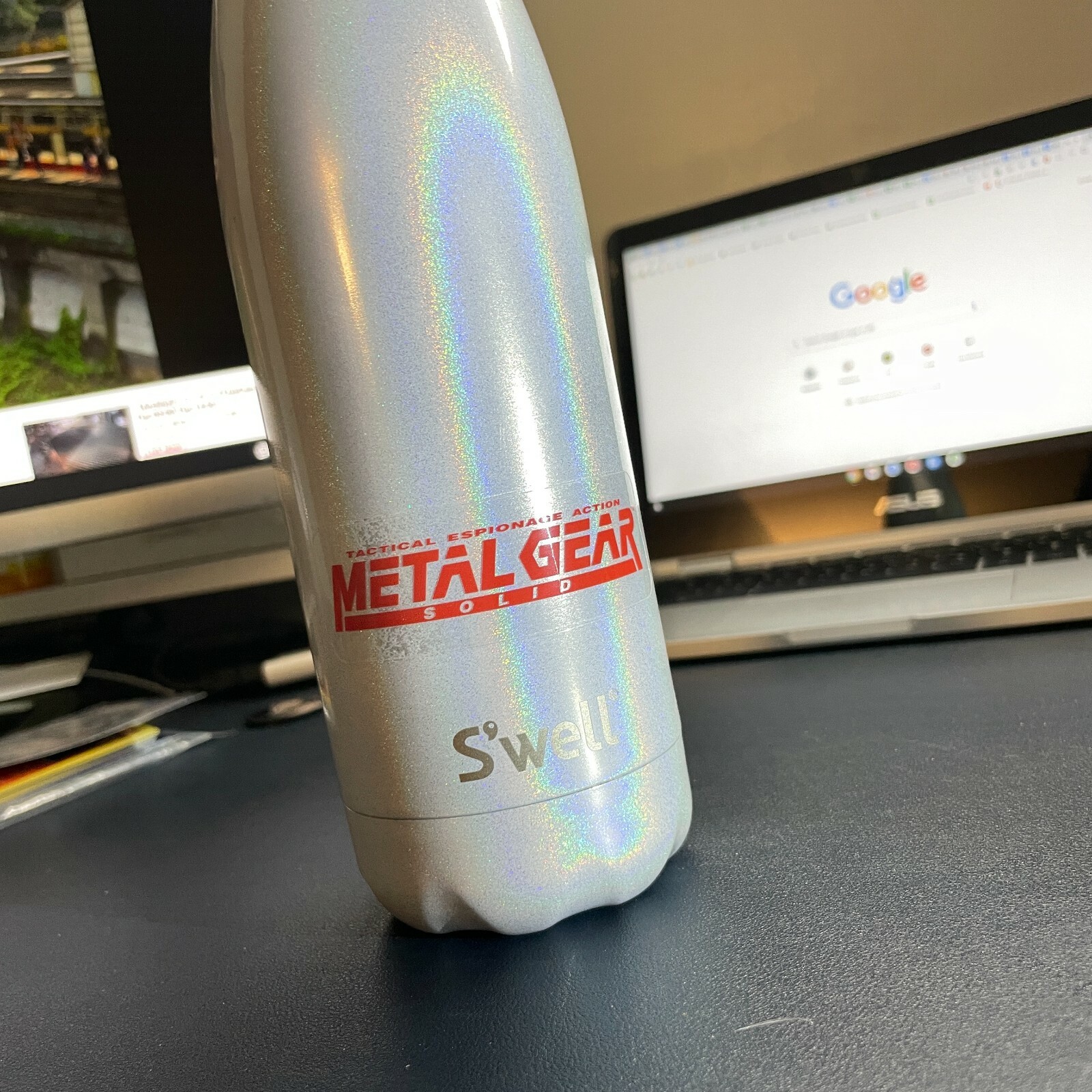 Metal Gear Solid Logo, Alert, Evasion, & Jamming ☆ Hologram Foil Sticker Set