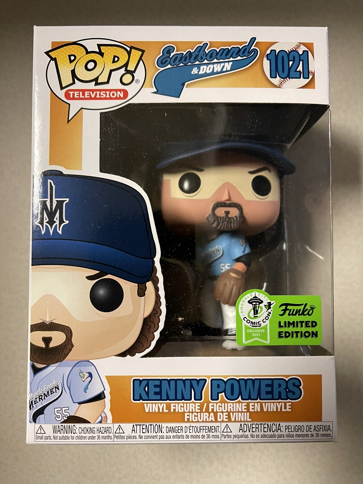 Mint! Funko Pop Kenny Powers ECCC 2021 Official Eastbound & Down