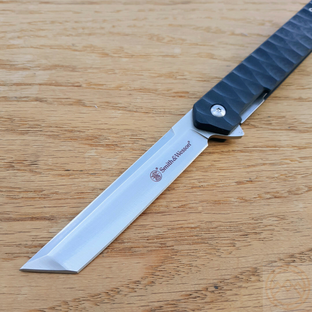 Smith & Wesson 24/7 Linerlock Folding Knife 3.5″ 8Cr13MoV Steel Blade G10 Handle