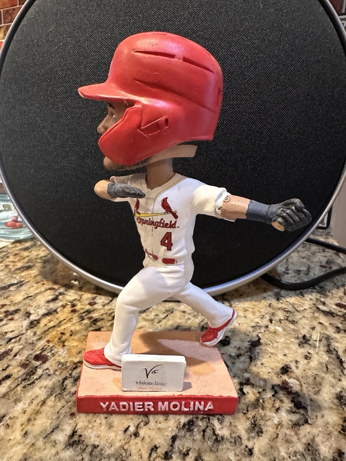 Yadier Molina Springfield Cardinals Baseball Hard Plastic Bobblehead Figure