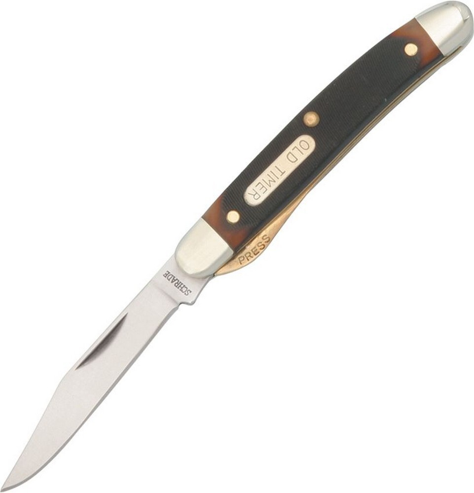 Schrade Old Timer 18OT Mighty Mite Single Lockblade Pocket Knife – 44356001045